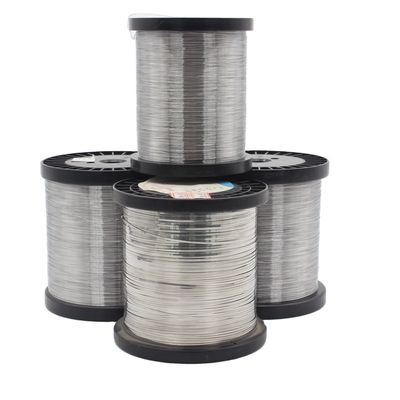 Elektrothermische, schwarze, gegrillte, weiche, helle, weiße Fe-Cr-Al-Draht, flacher Draht